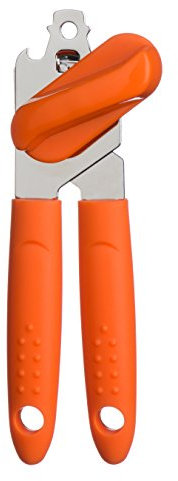 Premier Housewares Apriscatole-Arancione, Acciaio Inossidabile, H5 x W19 x D5cm