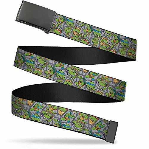 Buckle-Down Unisex Buckle-down Web Belt Ninja Turtles 1.25 Belt (pack of 1)