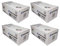Eurotone 4X Eco Toner, CE505A 05A kompatibel für HP Laserjet P2050 P2053 P2054 P2055 P2056 P2057 D DN DTN X