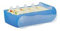 HAN Karteibox CROCO, DIN A8, fr 500 Karten, incl. 5 Sttzplatten, blau-transluzent