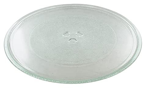 Paxanpax 320 mm Universal Microwave Turntable Glass Plate with 3 Fixtures