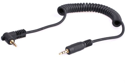 JJC Cable-C Fernauslöser-Anschlusskabel 2,5 mm Klinke (Kabel, Verbindungskabel) für Triggertrap und Canon RS-60E3