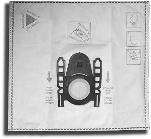 10 Staubsaugerbeutel kompatibel mit Siemens VSQ4G1264 VSQ4G1432 VSQ5X1230 VSQ8SEN66A VSQ8SEN66B VSQ8SEN66C VSQ8SEN72A Q 8.0 powerSensor VSZ612JUB VSZ6XTRM11, Silent Power Extreme Power Z5.0 Z6.0, Bosch BGL8334, BSGL 5Pro 1 - Free'e Typ GXXL
