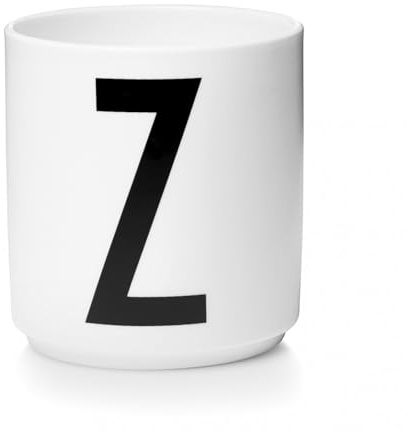 Design Letters Tasse Personalisiert A-Z | Weiße Tassen | Kaffeetassen Buchstaben | Kaffeebecher Porzellan | Personalisierte Tasse Weiß, Personalisierte Geschenke | Dekorativ Tasse mit Initialen 250 Ml