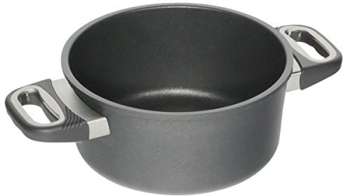 AMT Gastroguss Bratentopf 20 cm Ø, 10 cm hoch, induktionsgeeignet, Lotan® Antihaft-Veredelung, Gusspfanne (Aluguss), AMZN-I-1020
