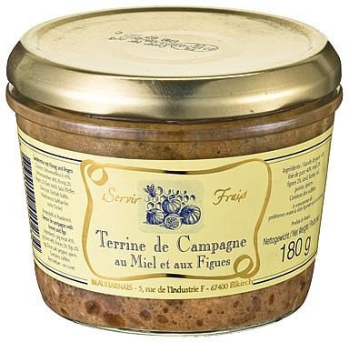 Beauharnais Landterrine mit Honig und Feigen, 180 g
