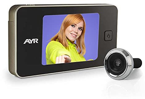 AYR Exitec 752 - Mirilla Digital (Pantalla de 3.2 38-110 mm, 0.3 MP) Plateado y Negro