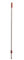 Palo para escoba HAUG de aluminio, 1450 mm rojo metal Detect, adecuado Después de HACCP & lebensmittelecht