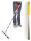 Professional Colour Coded Food Hygiene Floor Squeegee & Aluminium Handle Yellow