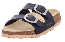 Superfit Fussbettpantoffel Hausschuhe 0-800111 PantoffelnBlau 800029 EU Jungen