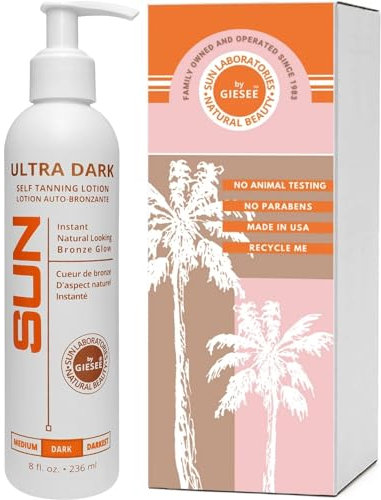 SUN Selbstbräunungslotion - Sofortige Bräunung - Ultra-dunkel - 236ml