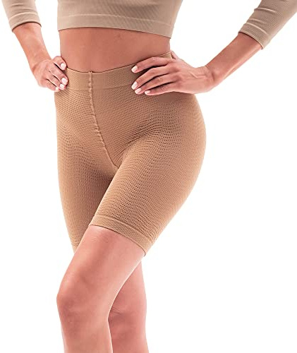 SOLIDEA Frauen Mikromassierende-Sportliches Höschen Magic Panty (Haselnussfarben, 38)