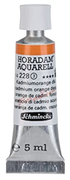 Schmincke HORADAM AQUARELL Kadmiumorange dunkel, 14 228 001, 5 ml
