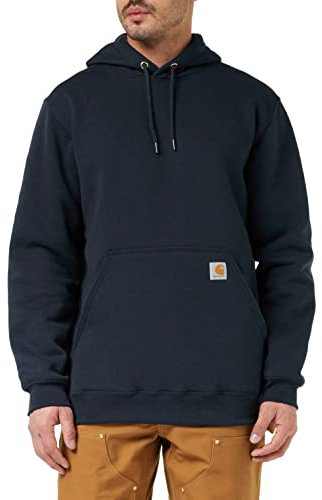 Carhartt Felpa Vestibilità Ampia, Media Pesantezza, Uomo, Blu (Nuovo Blu Navy), L