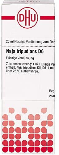 NAJA TRIPUDIANS D 6 Dilution 20 ml