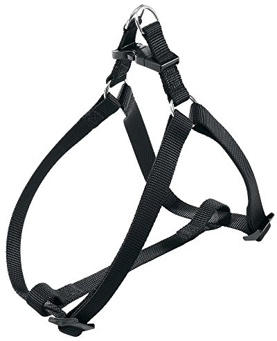 Ferplast Hundegeschirr Grosse Hunde Easy XL, verstellbares Hundegeschirr, einfach zu tragen, 63–94 cm. Schwarz