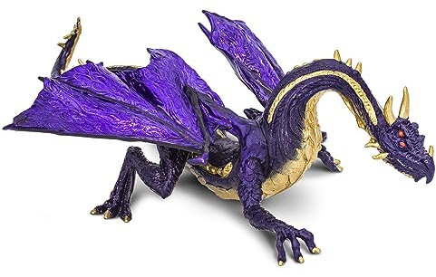 Safari Midnight Moon Dragon 20,6 cm | Handbemalte Drachenfigur | Ungiftig und BPA-frei | Für Kinder ab 3 Jahren geeignet Ltd