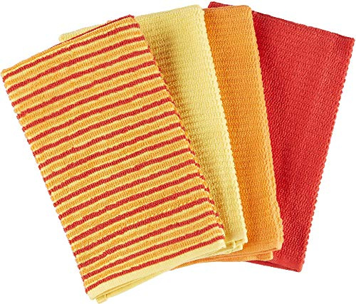 Bar Mop Towel (Set of 4) Color: Sunny Stripe