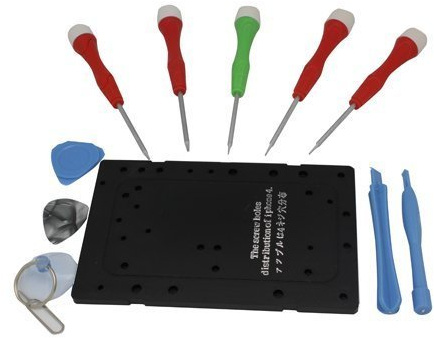 Accessotech Präzise Schraubendreher & Werkzeugsatz für iPhone 2G 3G 3GS 4 4S iPad NDS PSP Reparieren