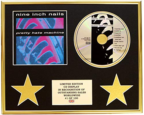 NINE INCH NAILS/CD DISPLAY/LIMITED EDITION/COA/PRETTY HATE MACHINE