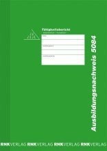 RNK Verlag Ausbildungsnachweis fr wchentliche oder monatliche Eintragung. - A4, 28, Block