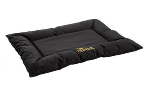 HUNTER Gent Hundebett, wasserabweisend, schmutzabweisend, antibakteriell, 80 x 60 cm, schwarz