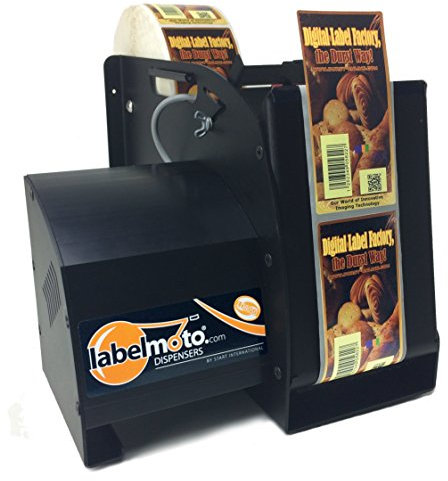 START International LD8050-2EU Elektrischer Hochgeschwindigkeits-Etikettenspender, max. Breite 127 mm, Länge 305 mm, Schwarz