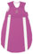 Odenwälder Babynest Jersey-Schlafsack Prima Klima 1320 Gr. 70 cm orchidee