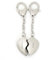Engraved Two Heart Keyring - FREE PERSONALISATION - Perfect for Valentine's Day, Wedding, Anniversary, Birthday, Christmas, Couples by Gift Cookie