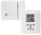 Electraline 59218 Termostato Digitale Wireless con Trasmettitore Radio 868 MHZ, Bianco