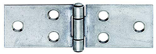 Alberts 852054 Tischband | mit vernietetem Edelstahlstift | Edelstahl | 32 x 101 mm | 10er Set