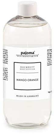 pajoma® Raumduft Nachfüllflasche 500 ml, Mango-Orange | Nachfüller für Lufterfrischer | intensiver und hochwertiger Duft in Premium Qualität
