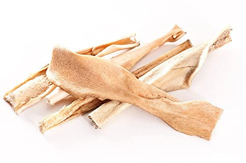 mascota vital - Getrocknete Pferdehaut für Hunde – Natürlicher Kausnack zur Zahnpflege & Gelenkgesundheit – Langer Kauspaß, 100% ohne Zusatzstoffe, auch für Allergiker (Pferde-Haut)