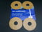 CWF x4 Oak FC15 Self Adhesive Pipe Cover/Rose/Rad Rings for Laminate