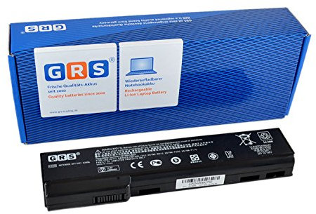 GRS Akku kompatibel mit HP EliteBook 8560p, 8460p, HP ProBook 6560b, 6460b, 6360b, ersetzt: ST09, 628369-421, BB09, CC06, CC09, CC06XL, QK640AA, QK643AA, QK642AA, HSTNN-OB2H, 4400mAh, 10.8V