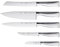 WMF Grand Gourmet Messerset 5teilig, Made in Germany, 5 Messer geschmiedet, Küchenmesser, Performance Cut, Spezialklingenstahl