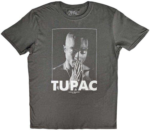 Rock Off Officially Licensed Products Men's Tupac Praying T-Shirt