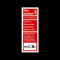 Fire Blanket Plastic Sign - Emergency/Fire Extinguisher/Exit