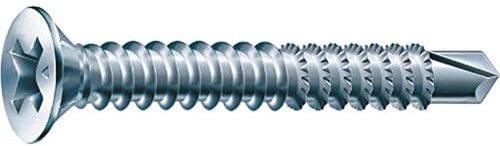 SPAX-FEX A SPAX-FEX A Fensterbohrschraube 4,0x30 mm | PH 2 | Stahl silber | für Kunststoffprofile | 1000 Stück Pack