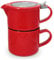 FORLIFE Tea for One with Infuser 14 Ounces, Red