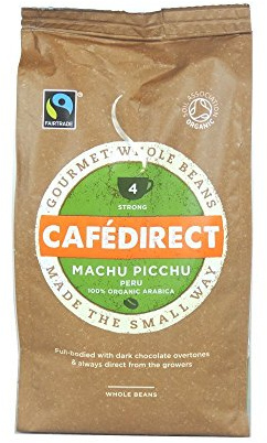 Cafe Direct - Fair Trade Organic Machu Picchu Ground Coffee FT 227g (Pack of 1)