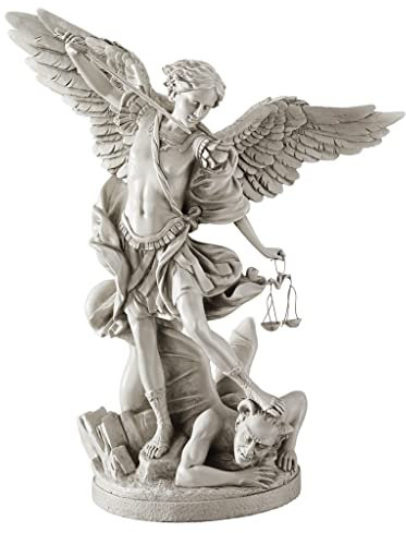 Design Toscano Hl. Michael, der Erzengel, Statuensammlung, Kunstharz, 14,5 x 7,5 x 17 cm