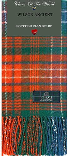 I LUV LTD Wilson Ancient Tartan Clan Scarf 100% Soft Lambswool