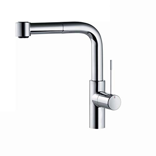 KWC Hebelmischer, Auszugbrause Ono, ganzchrom A 225, 10.151.003.000FL