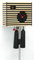 Rombach & Haas Moderne Kuckucksuhr Bauhaus-Stil, schwarz, 8 Tage Werk