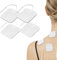Healthcare World TENS Electrode Pads (4-Pack), 5x5cm Self-Adhesive Replacement Electrodes, Long-Lasting, Prewired, Compatible with Medfit, Tenscare, Bodyclock, TPN, Neurotrac, Auvon TENS Machines