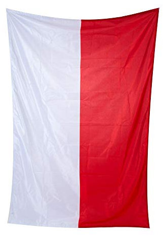 Fahnen Kössinger, Hissfahne im Hochformat, Fahne Bundesland Oberösterreich, Hissfahne ohne Wappen, hochwertiger Siebdruck, Brillante Farben, weiß-rot, reißfest, 150 x 400 cm, 6,0 m² Fläche