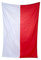 Fahnen Kössinger, Hissfahne im Hochformat, Fahne Bundesland Oberösterreich, Hissfahne ohne Wappen, hochwertiger Siebdruck, Brillante Farben, weiß-rot, reißfest, 150 x 400 cm, 6,0 m² Fläche