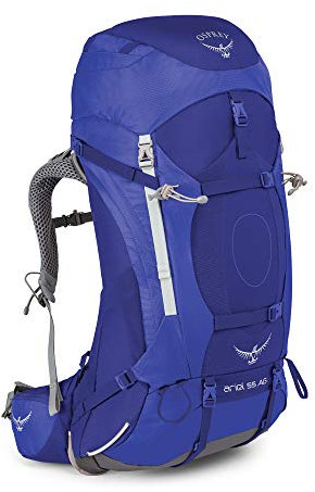Osprey Ariel AG 55 Trekkingrucksack für Frauen - Tidal Blue (WS)