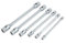 Neilsen CT1657 8pc Socket Spanner Set - Double-Headed Flexi-Head, Sizes 8mm to 23mm | Chrome Vanadium Finish | Wall-Mountable Storage Pouch